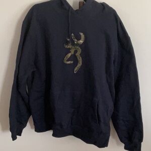 Browning Navy Blue Hoodie